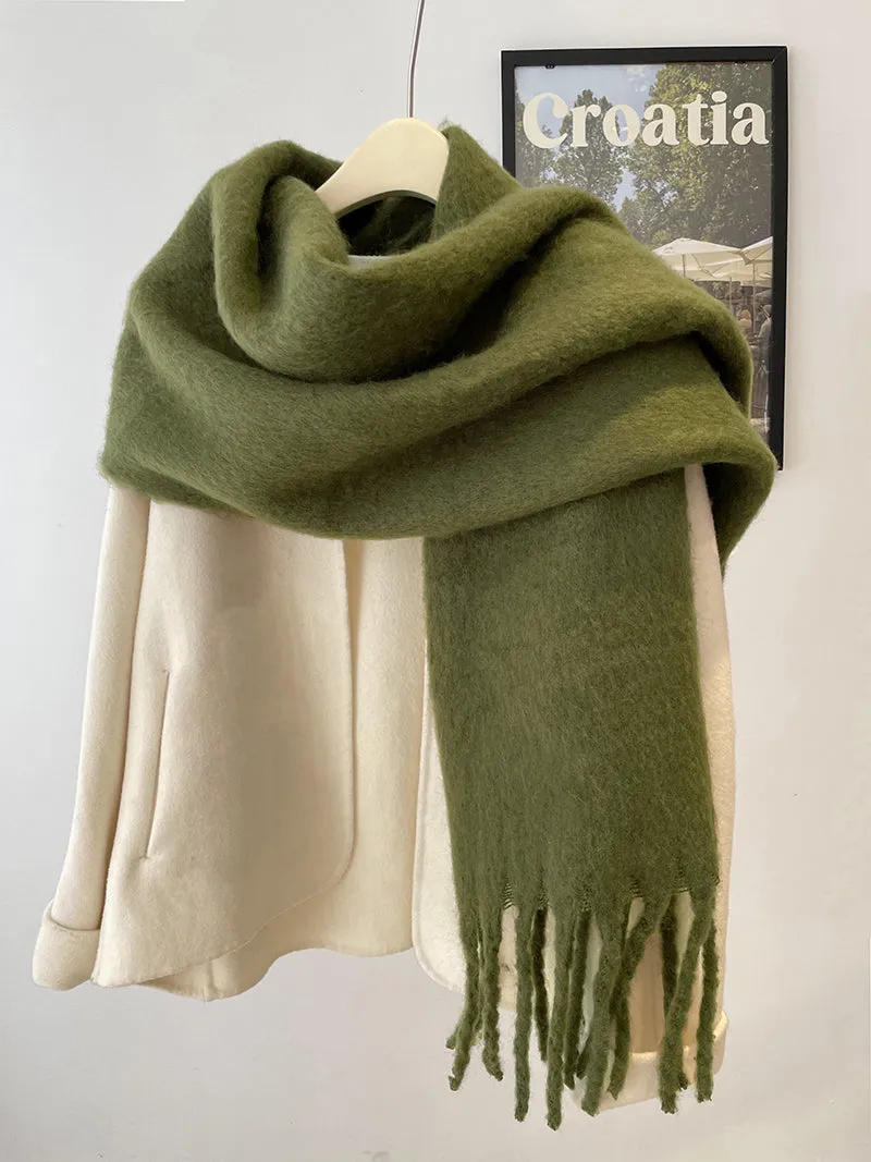 Alden Oversized Fringe Scarf