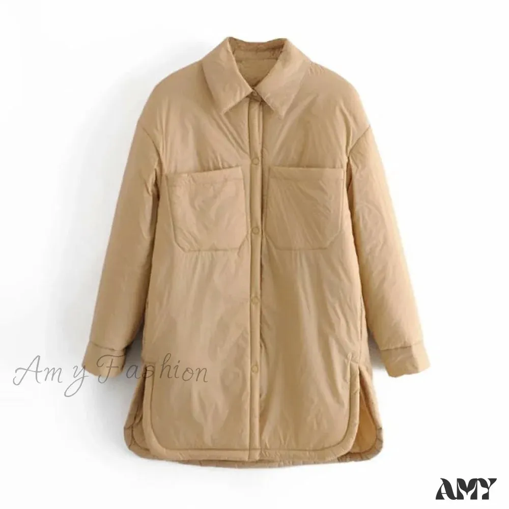 Amy Fashion - Fashion Warm Female Chic Oversized Coat