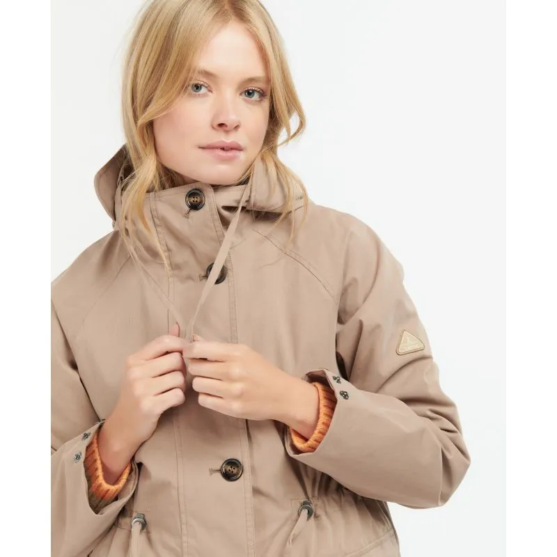 Barbour Adria Ladies Waterproof Jacket - Light Trench