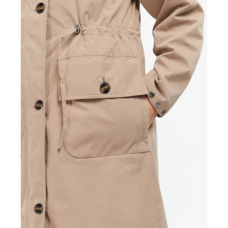 Barbour Adria Ladies Waterproof Jacket - Light Trench