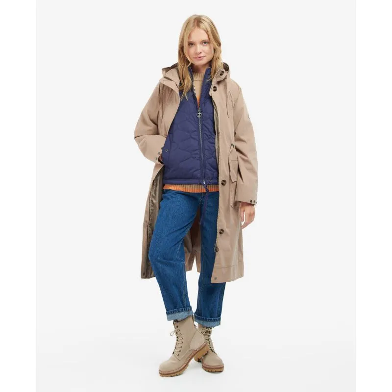 Barbour Adria Ladies Waterproof Jacket - Light Trench