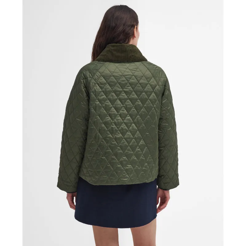 Barbour Beauly Quilt Ladies Jacket - Olive/Ancient