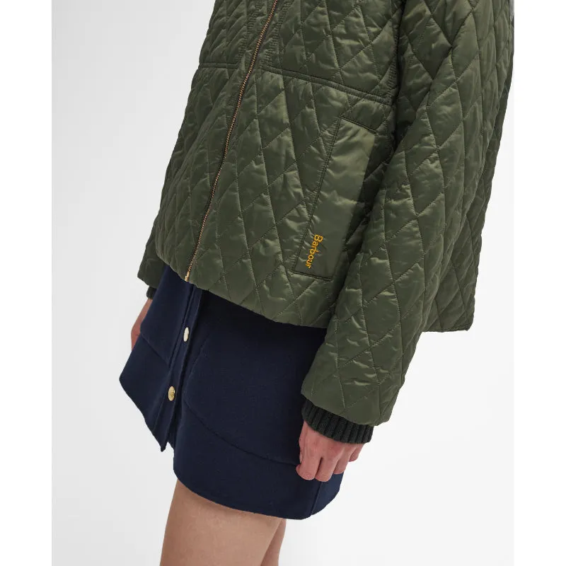 Barbour Beauly Quilt Ladies Jacket - Olive/Ancient