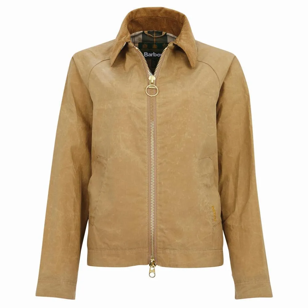 Barbour Campbell Showerproof Ladies Jacket - Sand/Ancient