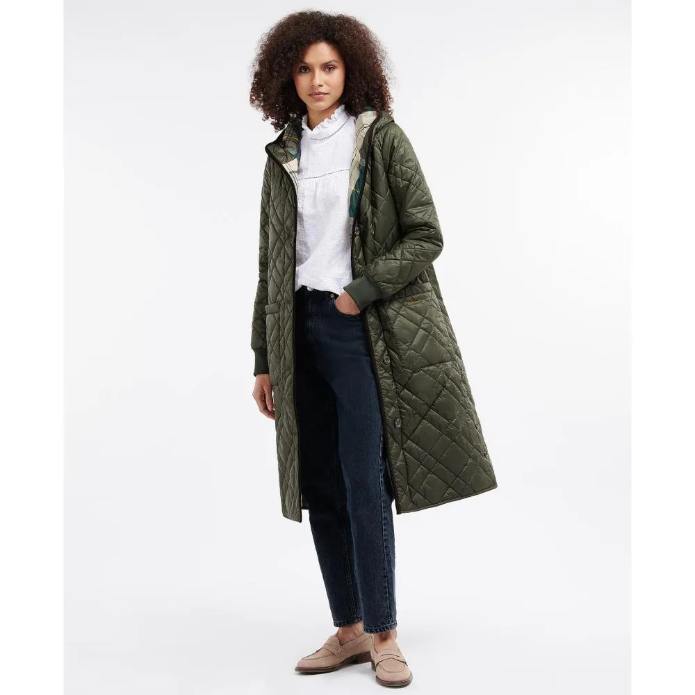 Barbour Grimsthorpe Ladies Quilted Coat - Sage/Ancient