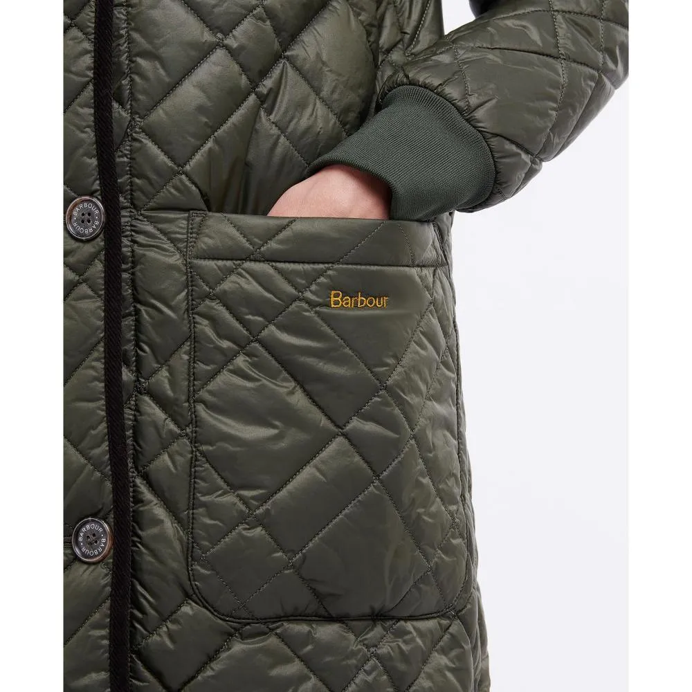 Barbour Grimsthorpe Ladies Quilted Coat - Sage/Ancient