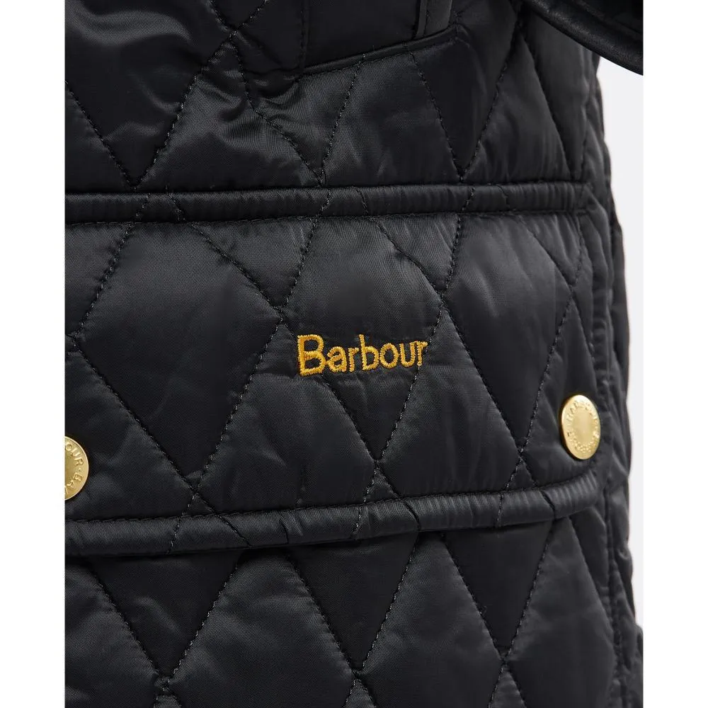 Barbour Kelham Ladies Quilted Jacket - Black/Ancient