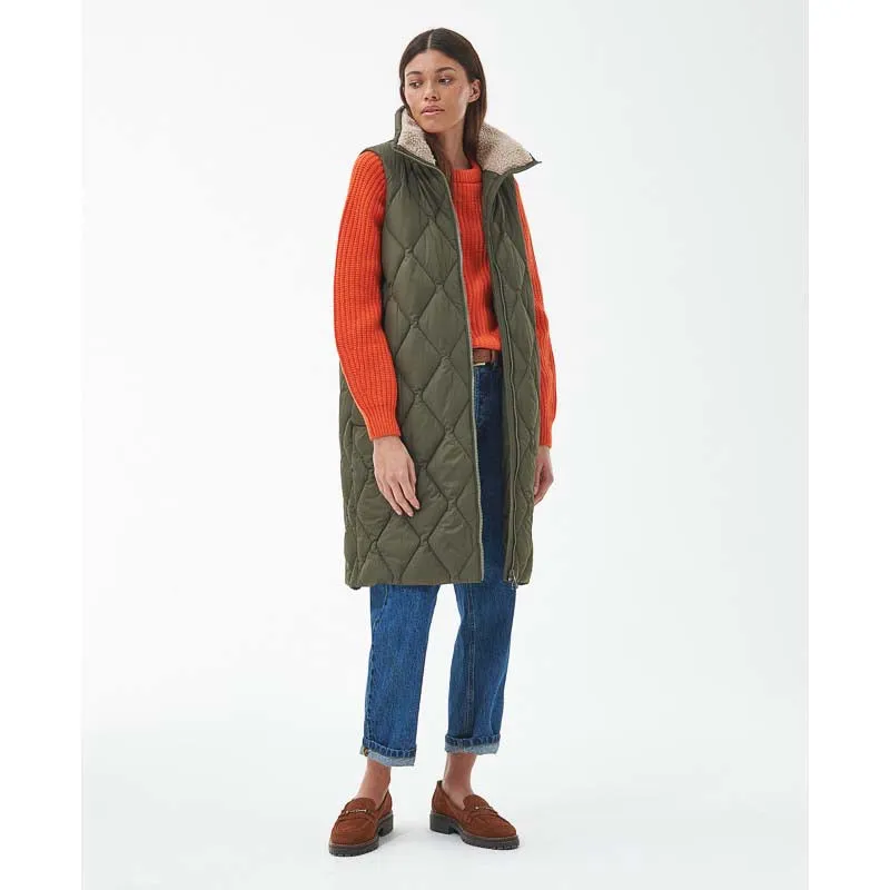 Barbour Samphire Ladies Gilet - Deep Olive