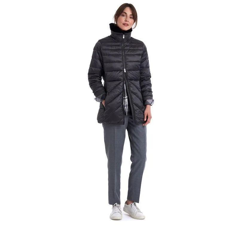 Barbour Shannon Ladies Quilted Jacket - Ash Grey