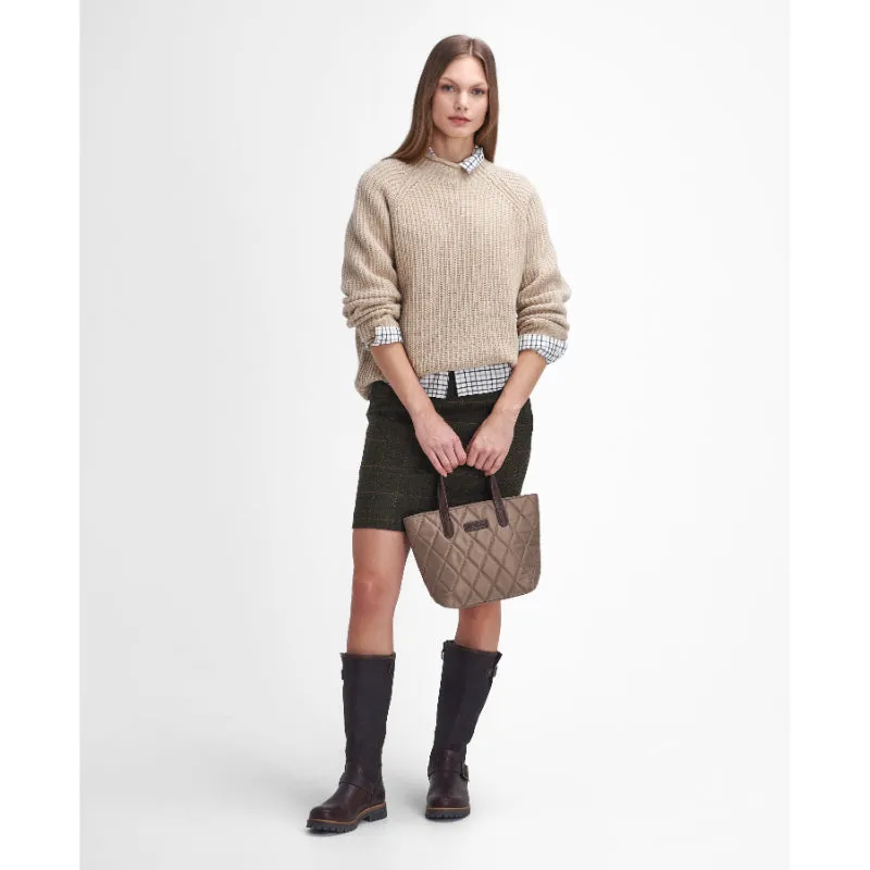 Barbour Willows Knitted Ladies Jumper - Oatmeal