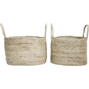 Basket Soft Jute Set of 2