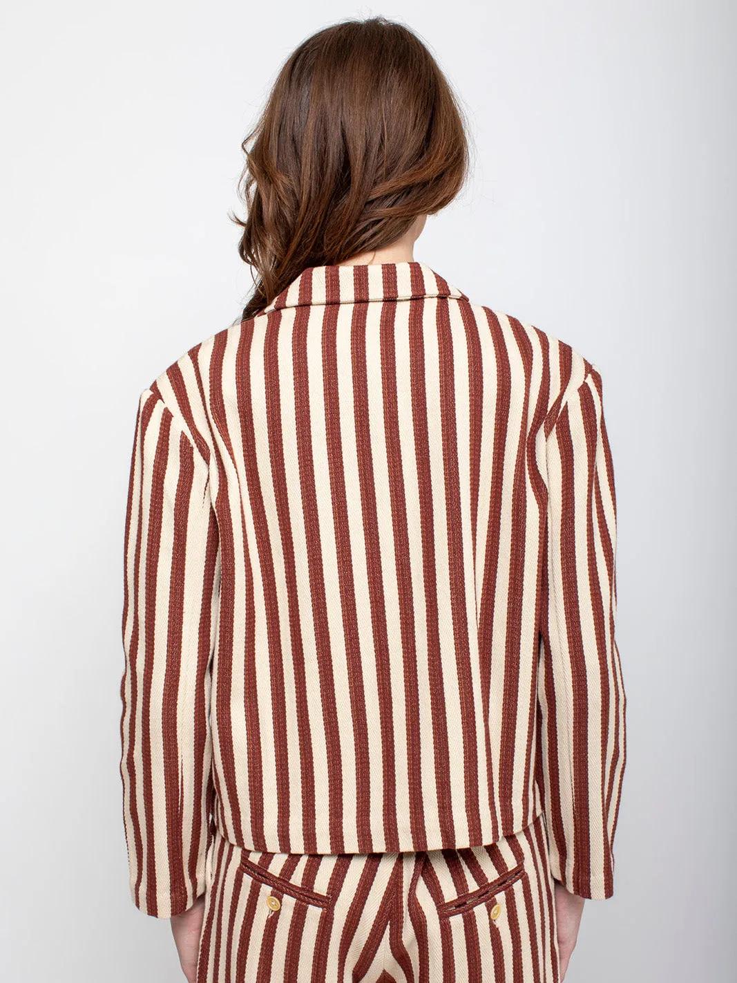 Bernay Jacket - Auburn Stripe