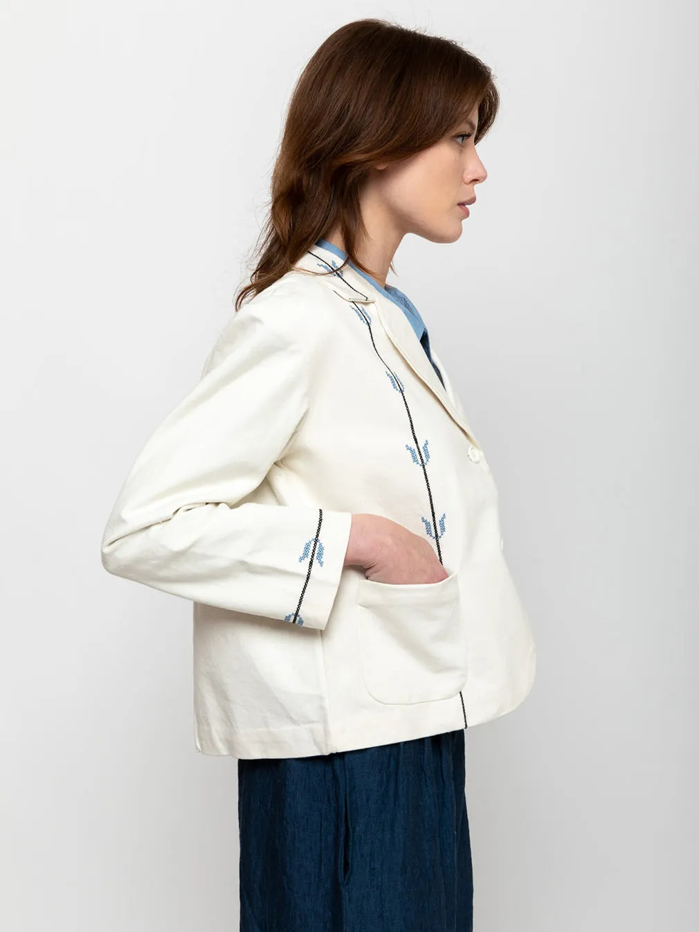 Bernay Jacket - Embroidered Canvas