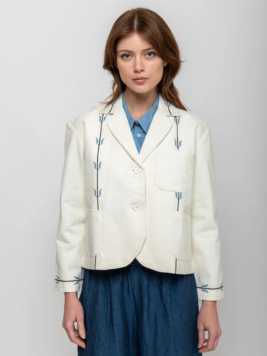 Bernay Jacket - Embroidered Canvas