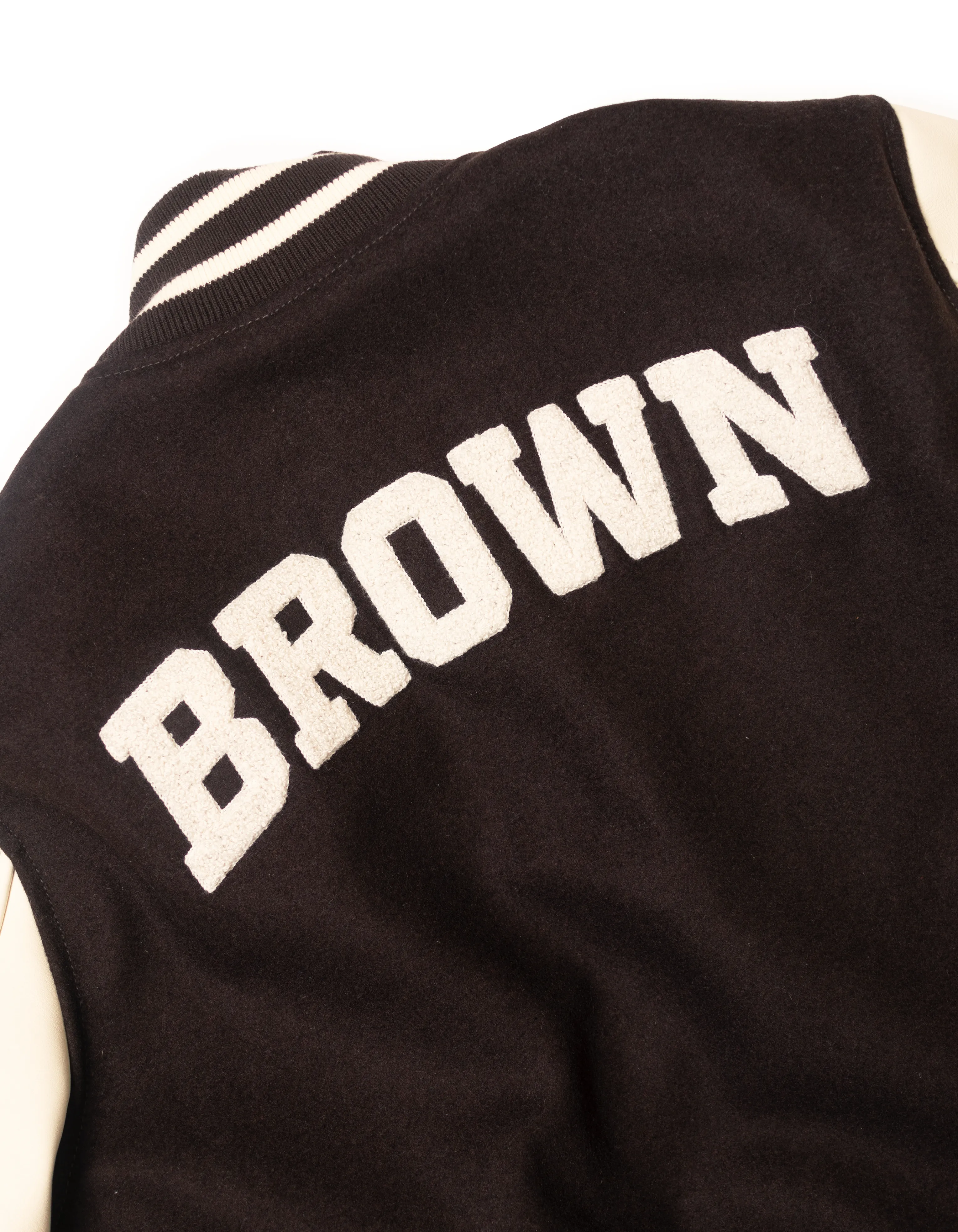 BROWN VARSITY JACKET - BROWN