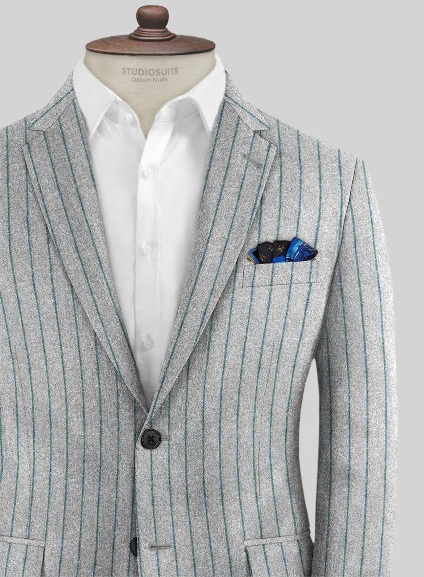 Caccioppoli Jimena Gray Wool Jacket