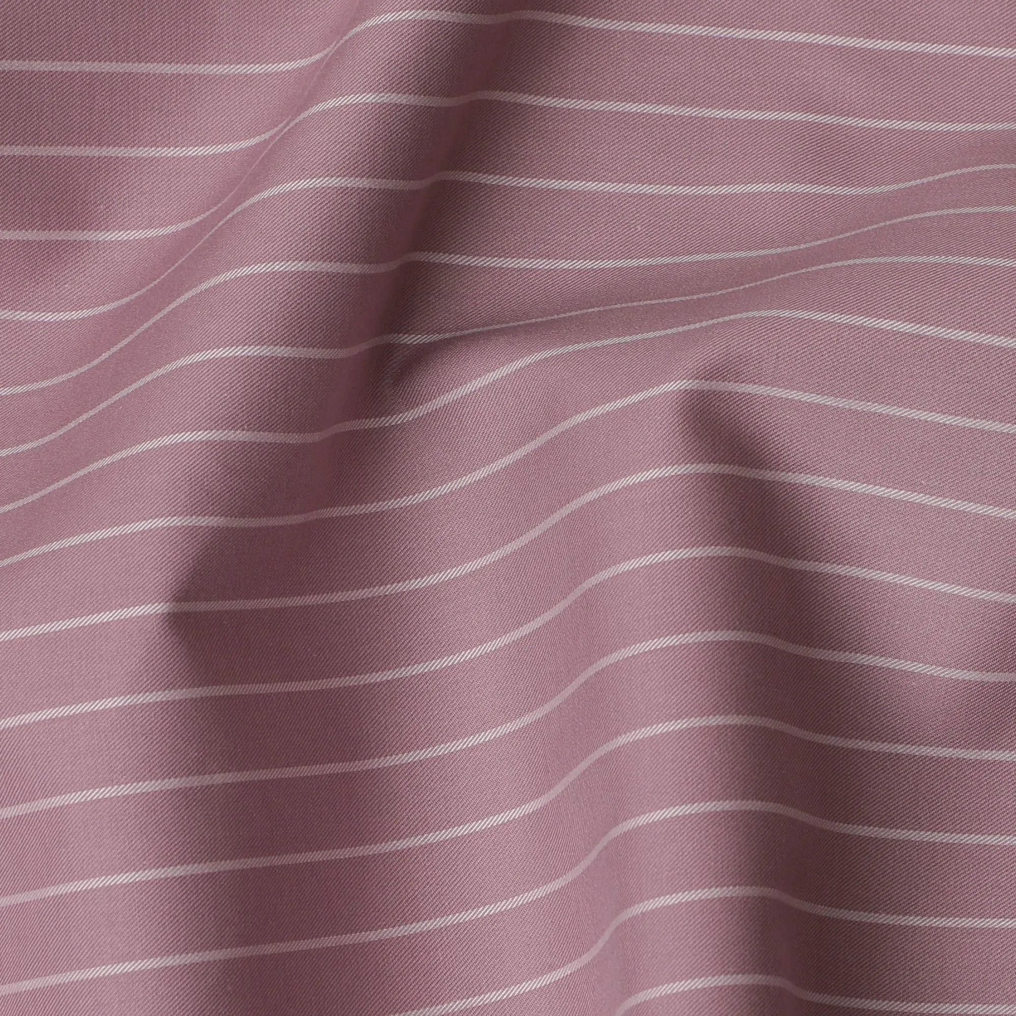 Charming Mauve Striped 100% Cotton Shirting Fabric - Luxurious Texture, 150cm Width-D18570