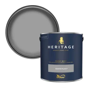 Dulux Heritage Matt Emulsion - Pewter Plate