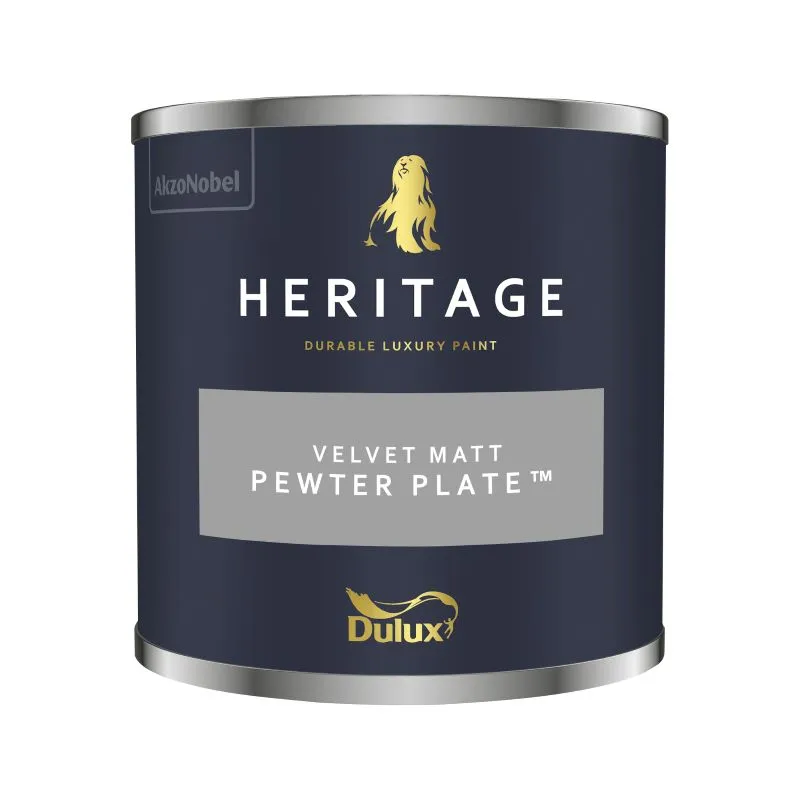 Dulux Heritage Matt Emulsion - Pewter Plate