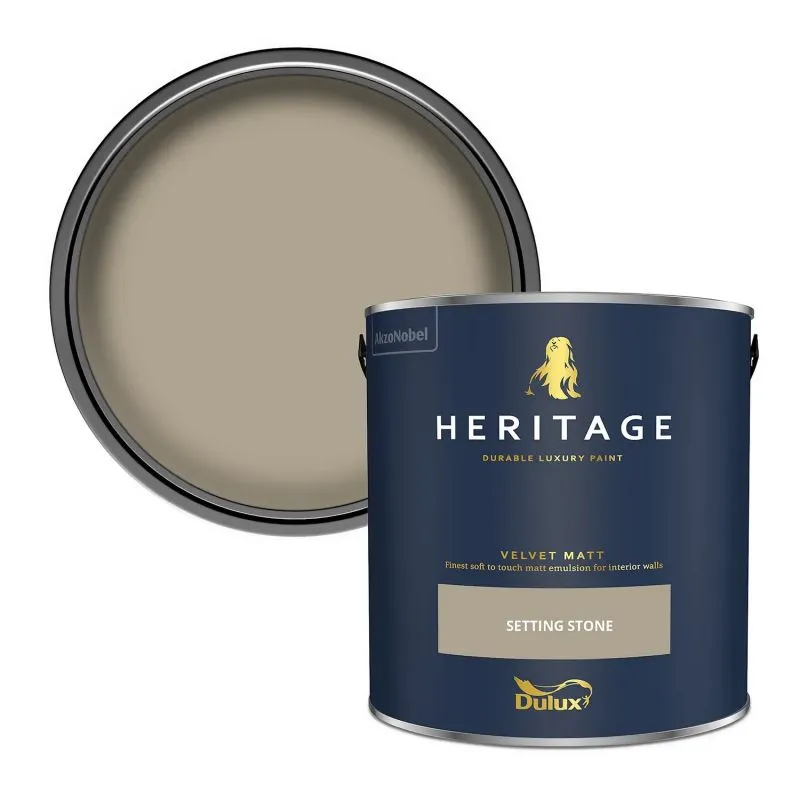 Dulux Heritage Matt Emulsion - Setting Stone