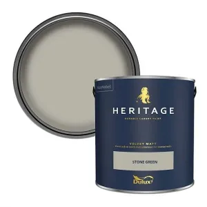 Dulux Heritage Matt Emulsion - Stone Green