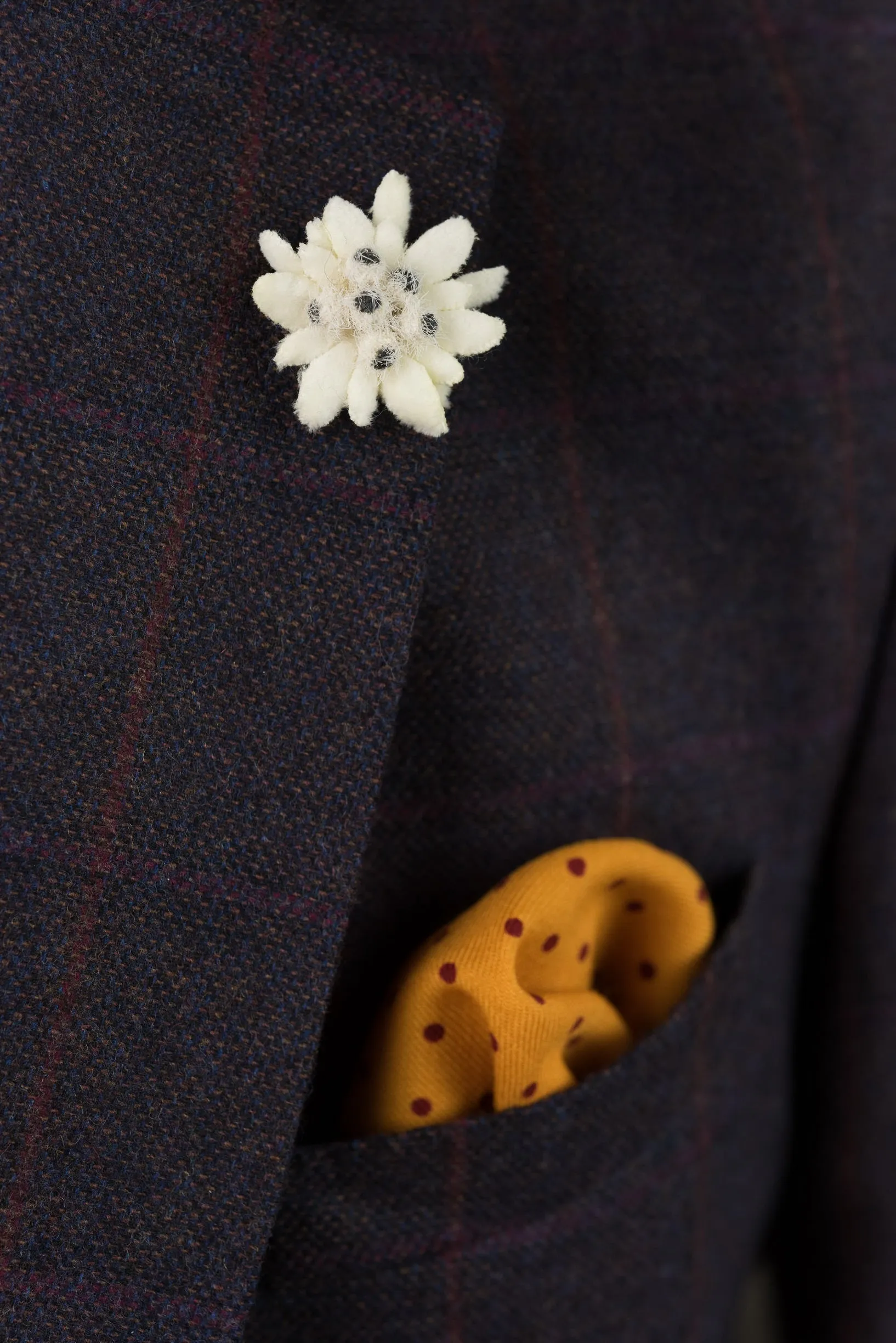 Edelweiss Boutonnière Flower