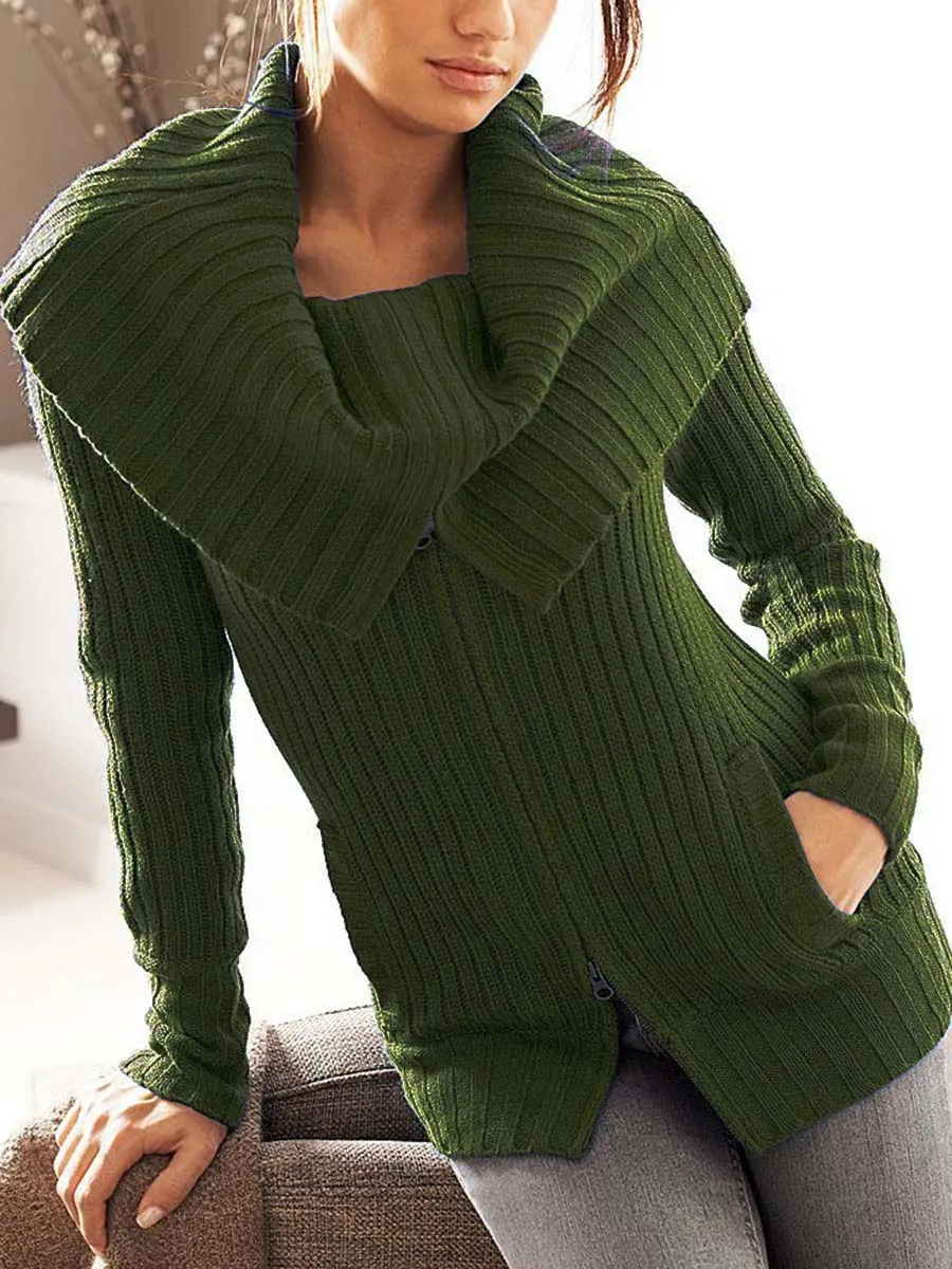 Fashion Knitted Casual Cardigan Jacket