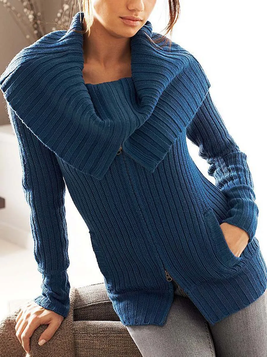 Fashion Knitted Casual Cardigan Jacket