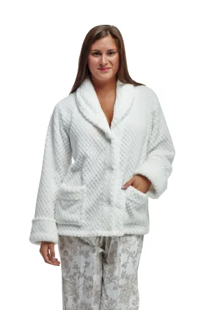 Honeycomb Fleece Bed Jacket