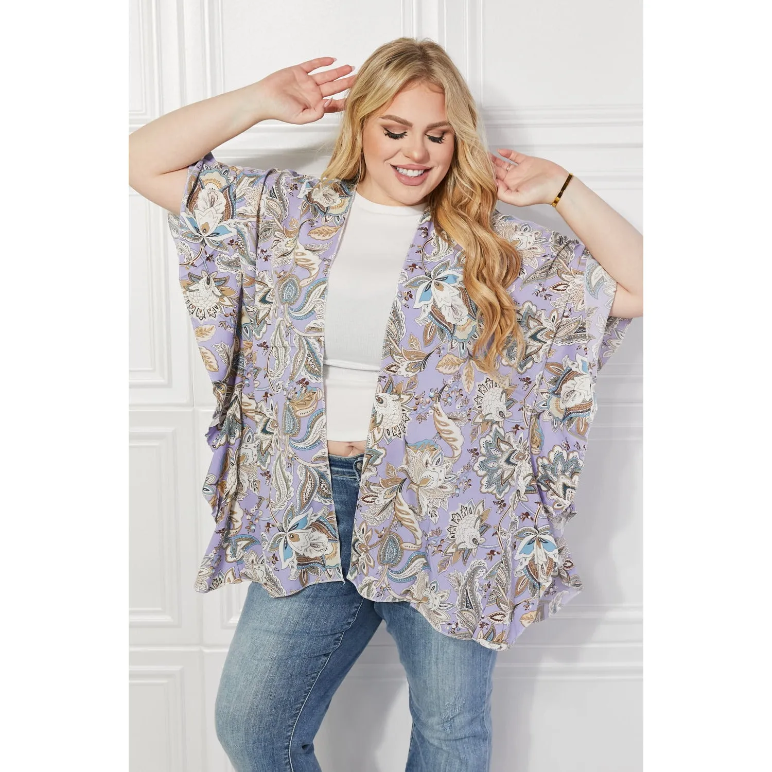 Justin Taylor Secret Garden Floral Kimono