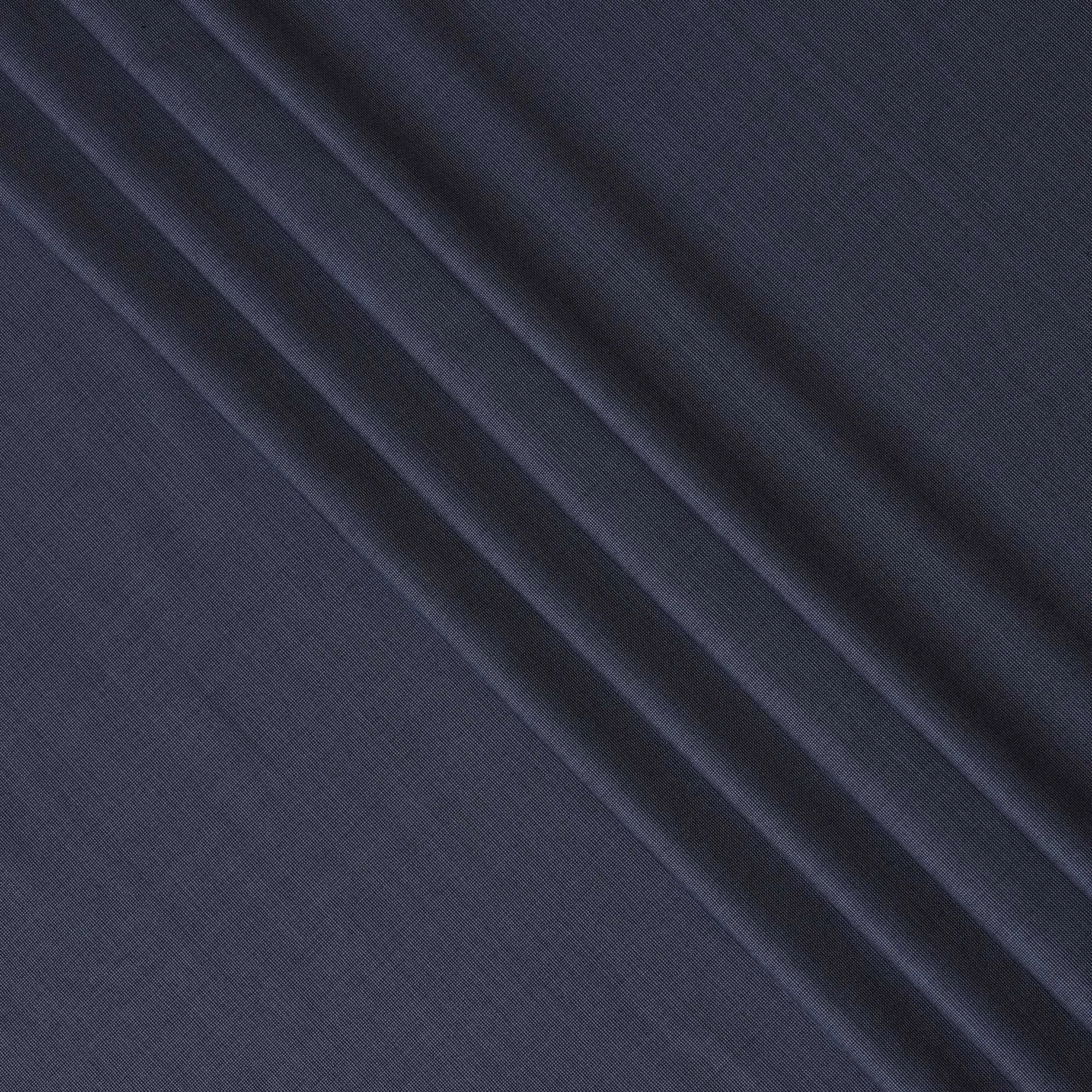 Light Denim blue Premium pure Super 150's Italian All wool Suiting fabric in self design-D17283