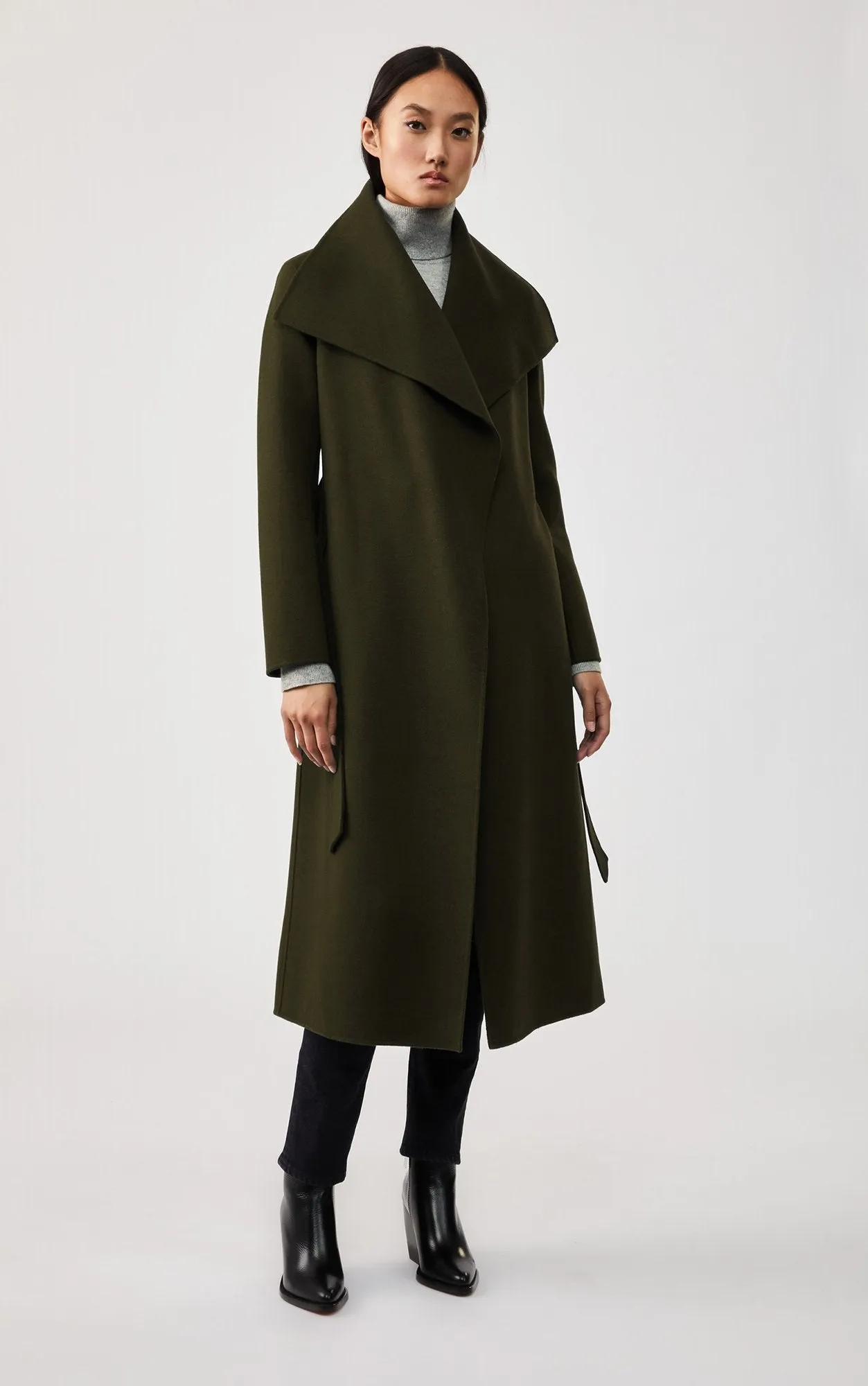 MACKAGE MAI - Double-Face Wool Wrap Coat