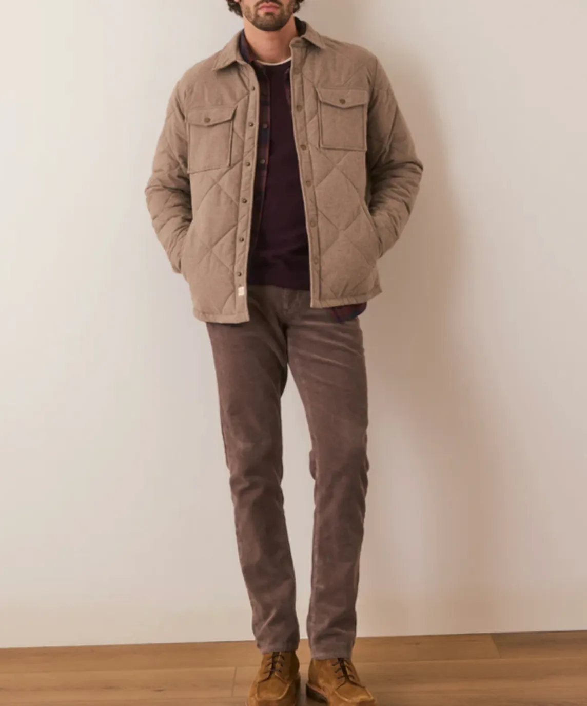 Marine Layer Olin Quilted Overshirt