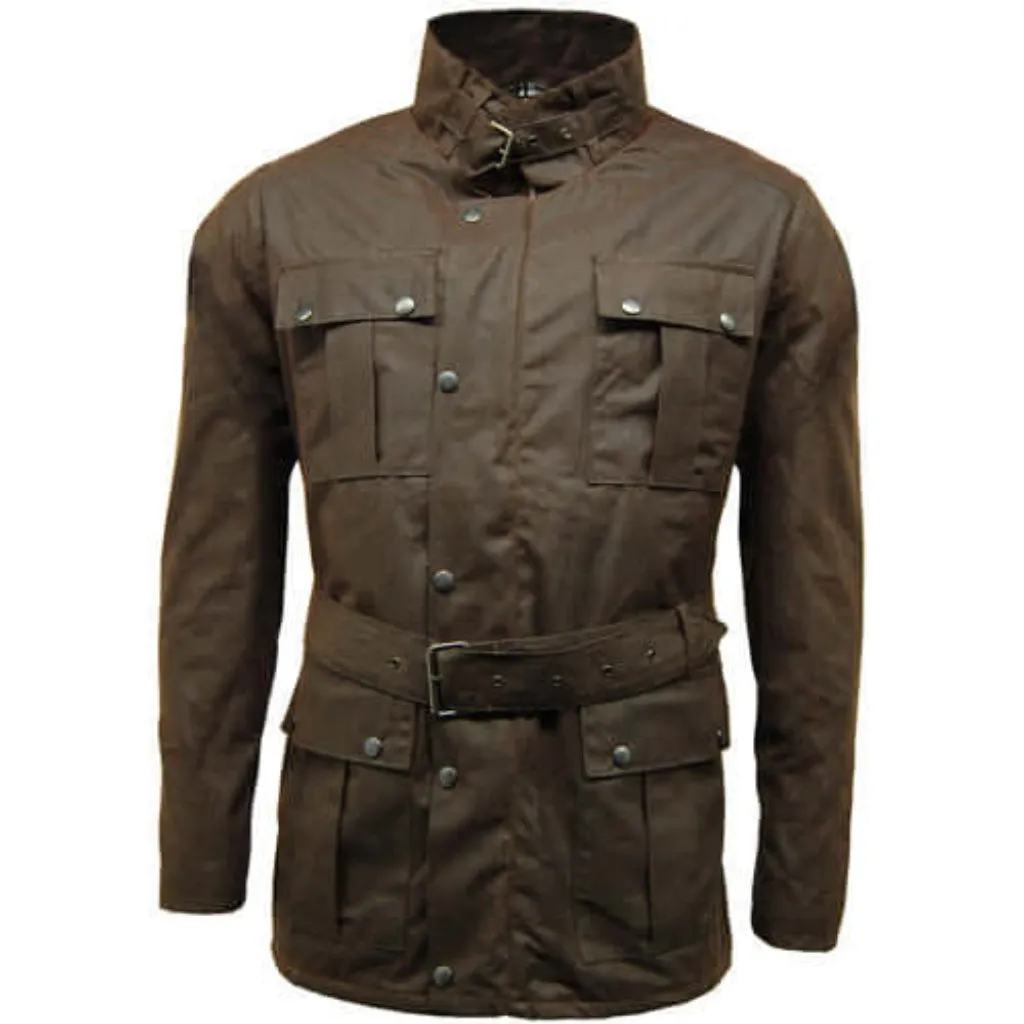 Motorcycle Wax Jacket - Game Continental