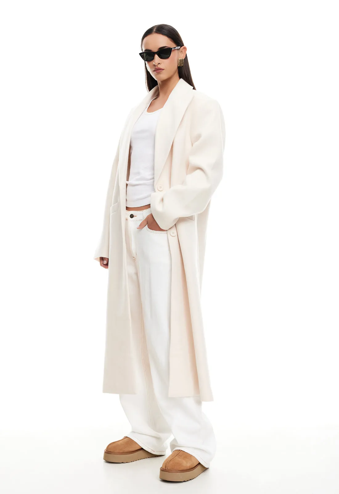 OLSEN COAT - CREAM