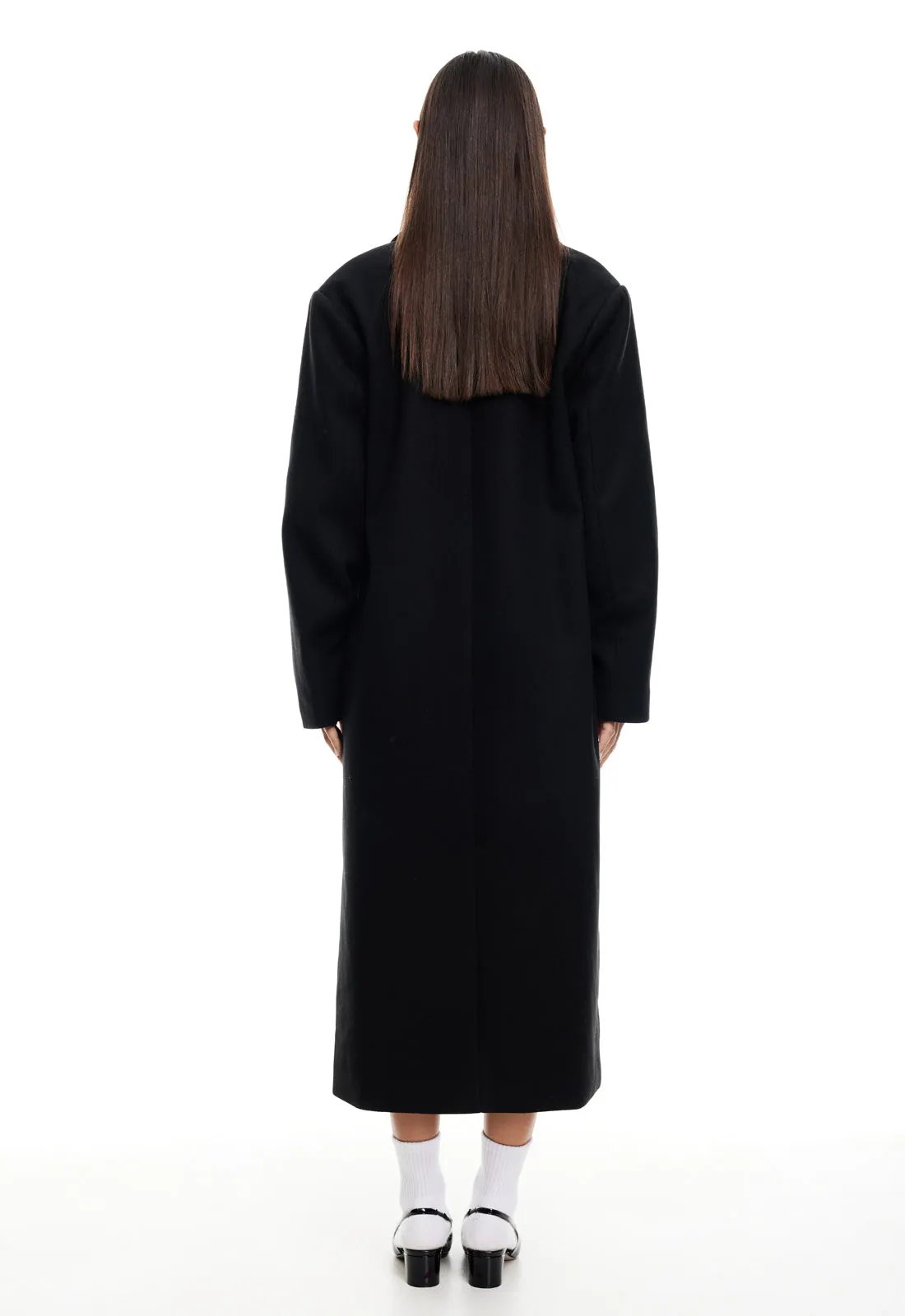 OLSEN COAT - ONYX