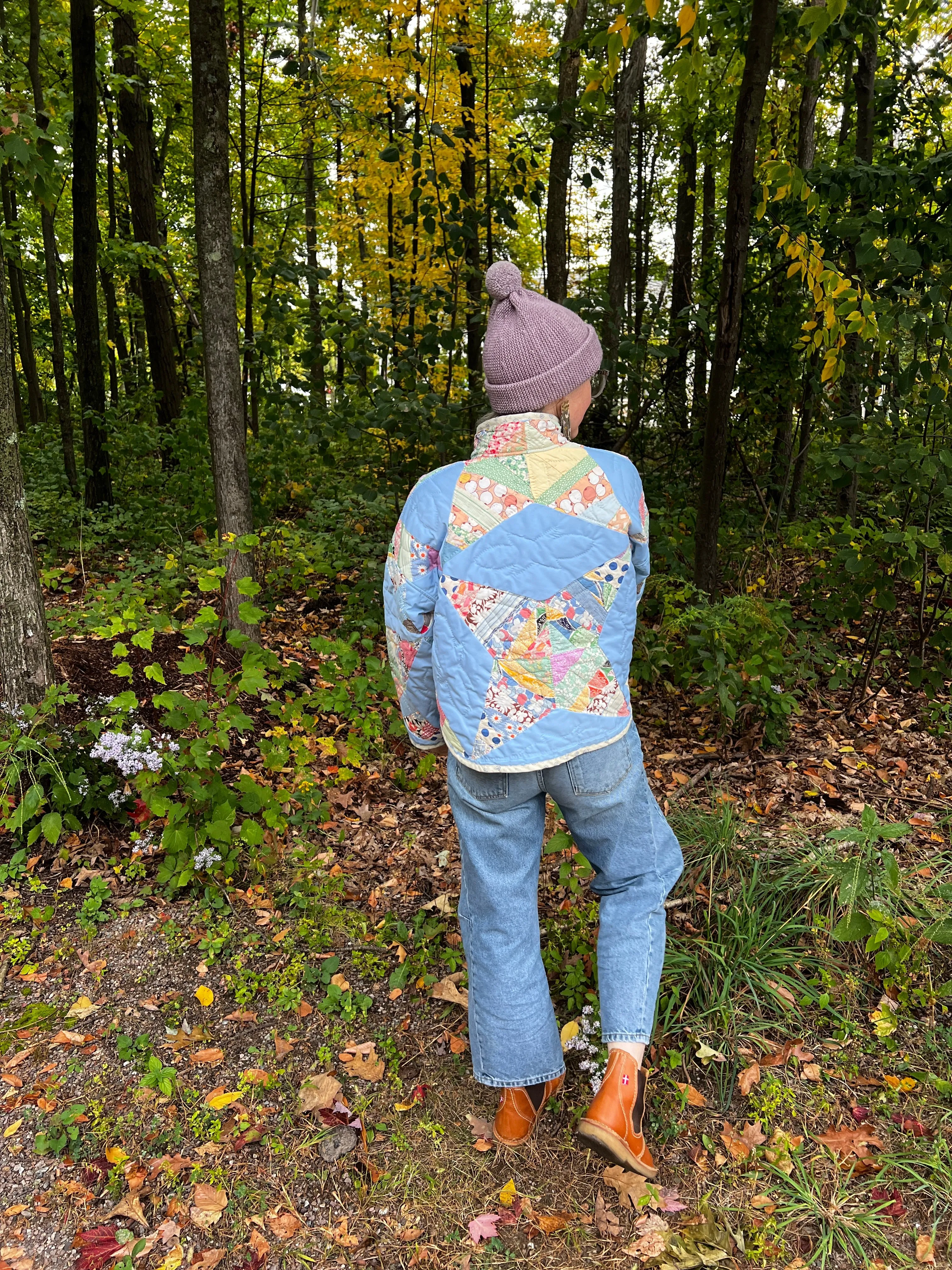 One-of-a-Kind: Rocky Road to Kansas Flora Jacket (S)