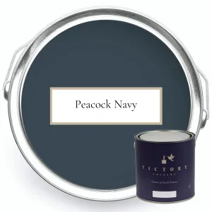 Peacock Navy | Dark Blue Paint