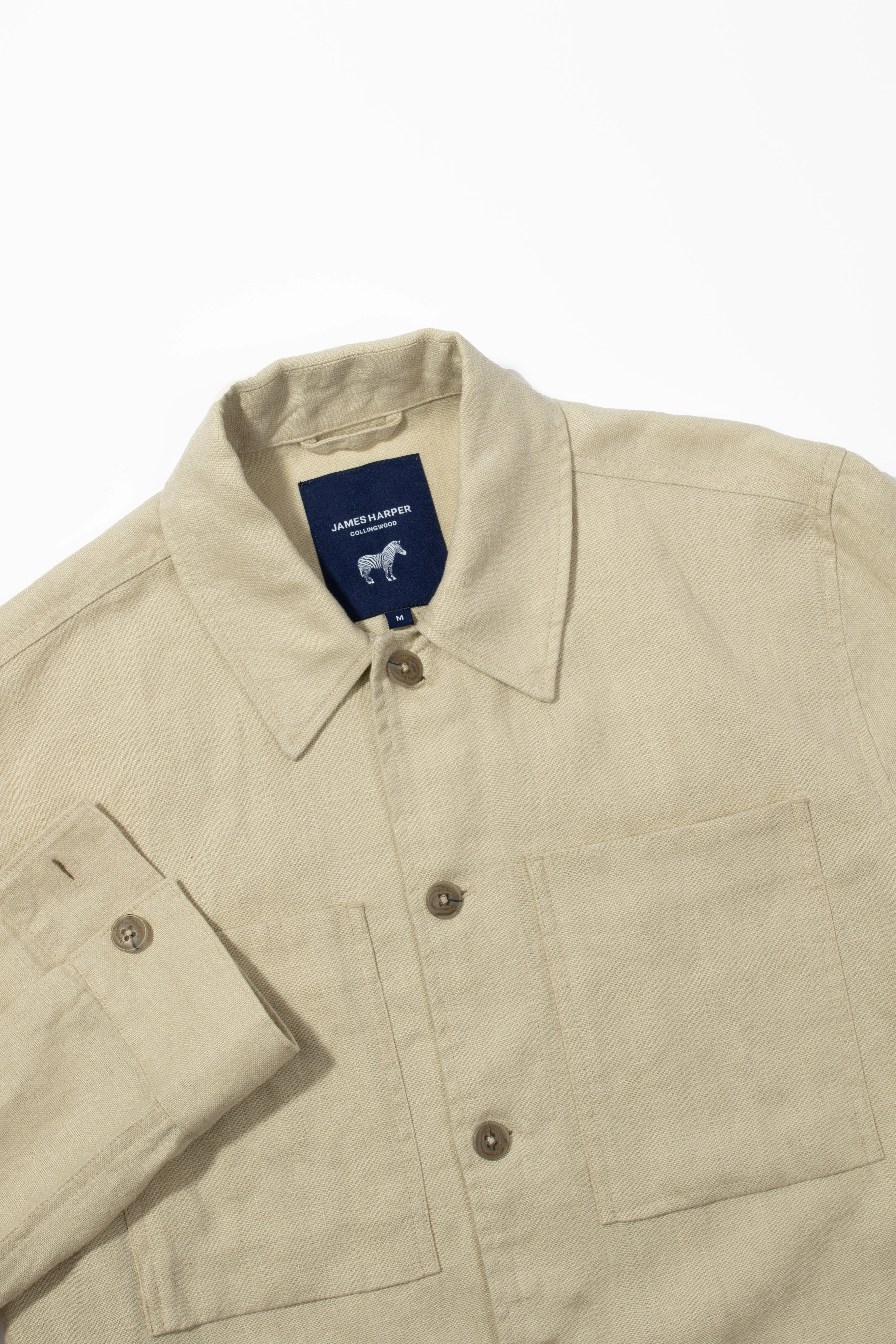 Pebble Chore Linen Jacket