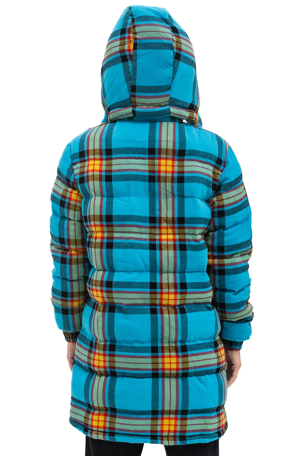 PLAID UNISEX LONG TREKKER JACKET - JACKSON PLAID