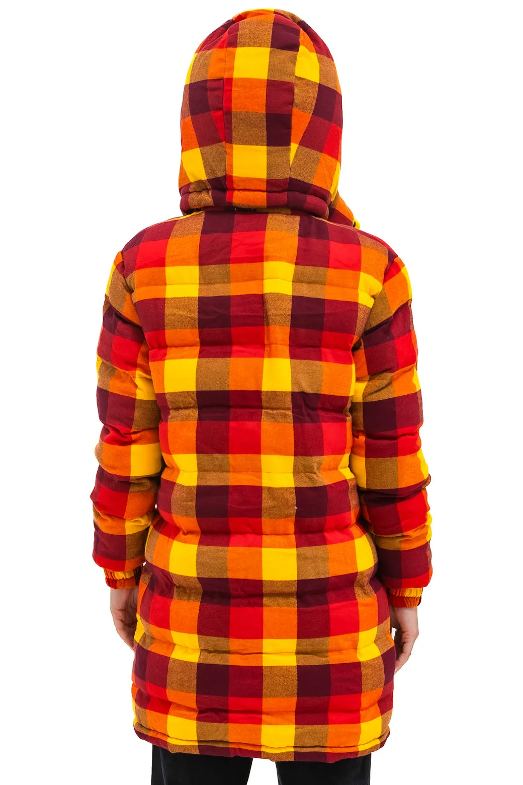 PLAID UNISEX LONG TREKKER JACKET - SURFY PLAID