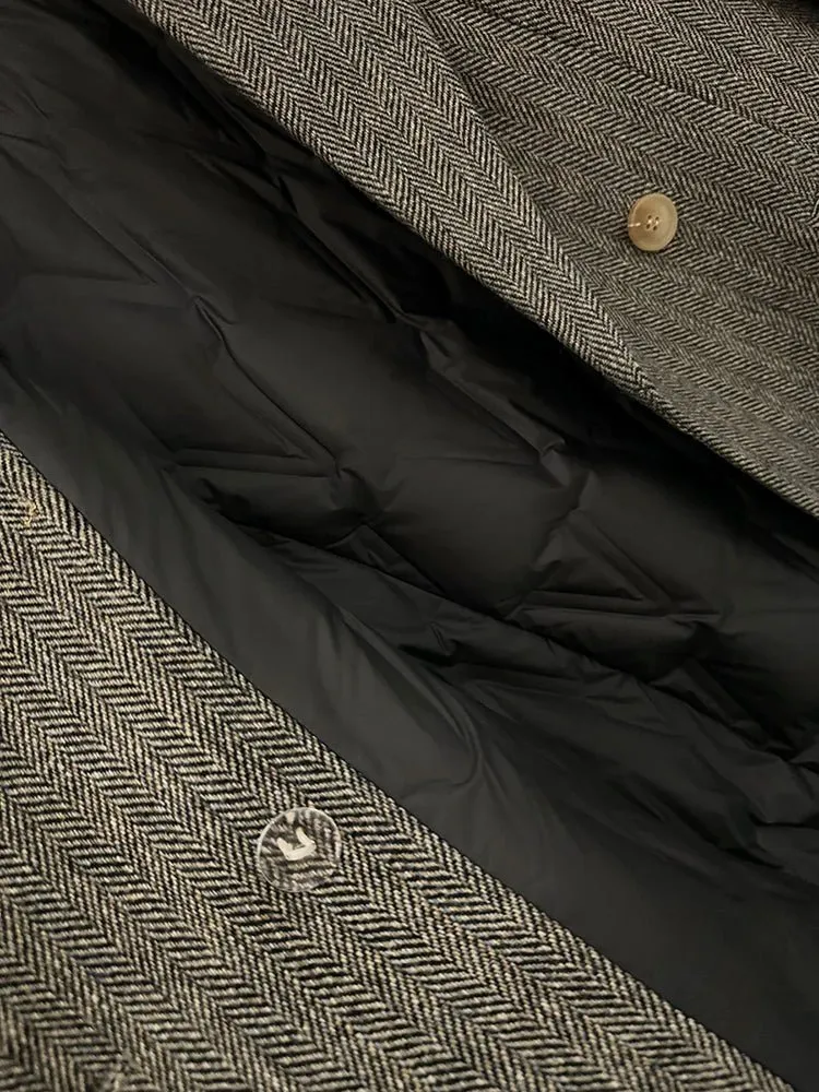 Pre Order:  Herringbone Double Breasted Jacket