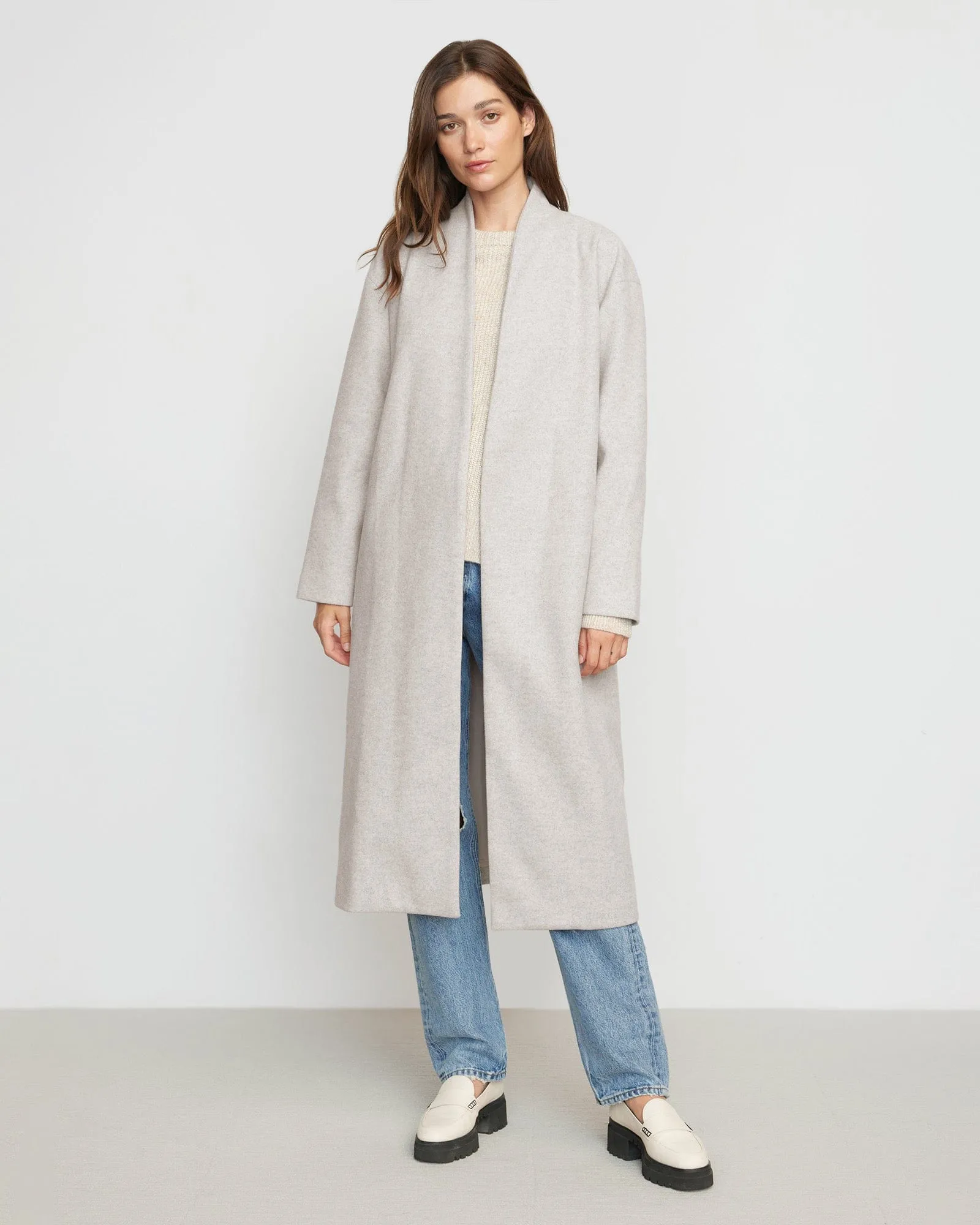 Reagan Oversized Tie-Front Coat