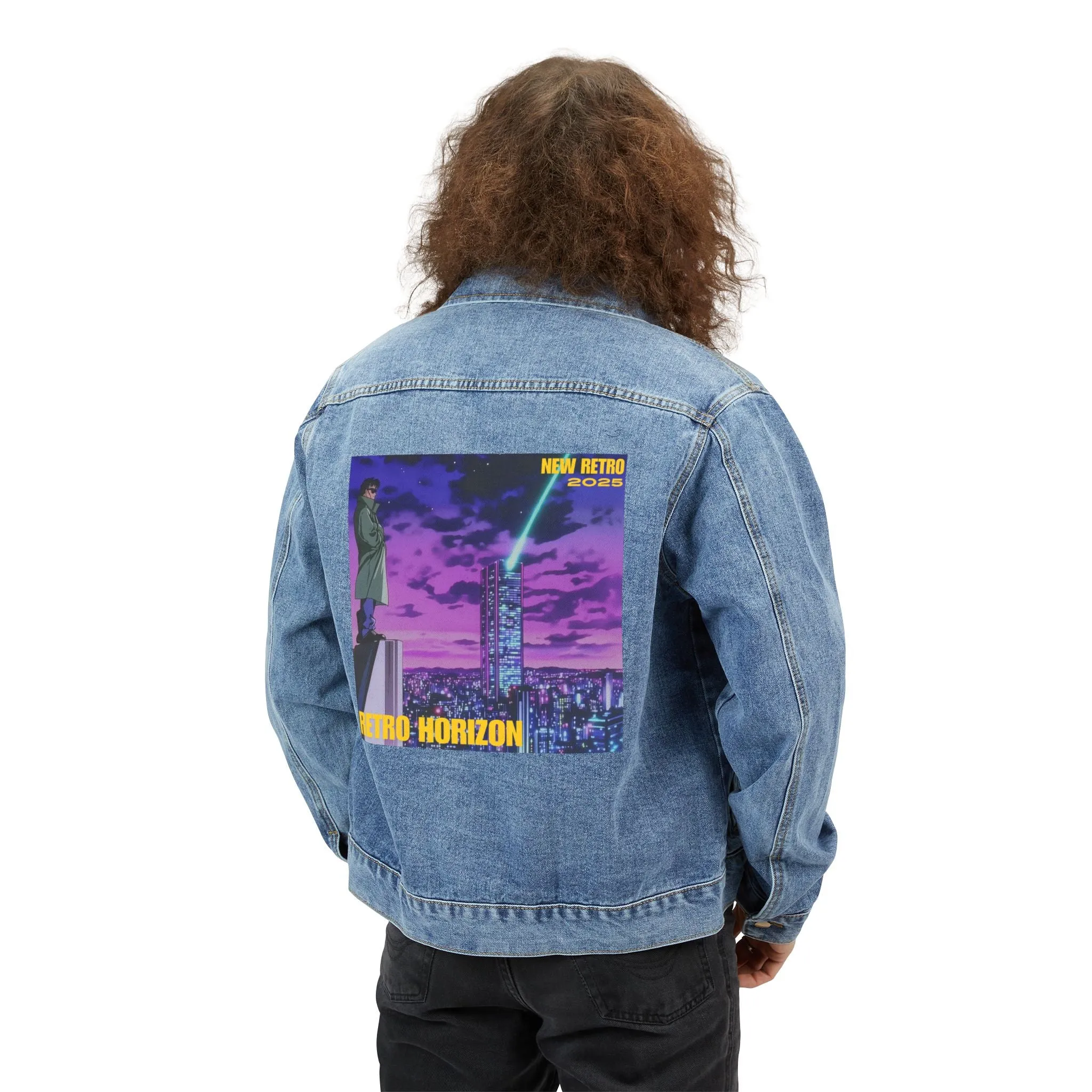 Retro Horizon Denim Jacket