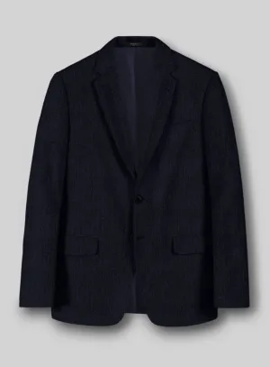 Sartori Ariadna Blue Stripe Soft Tweed Jacket