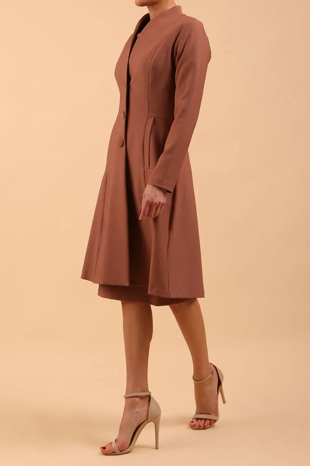 Seed Raquella Long Sleeve A-line Coat