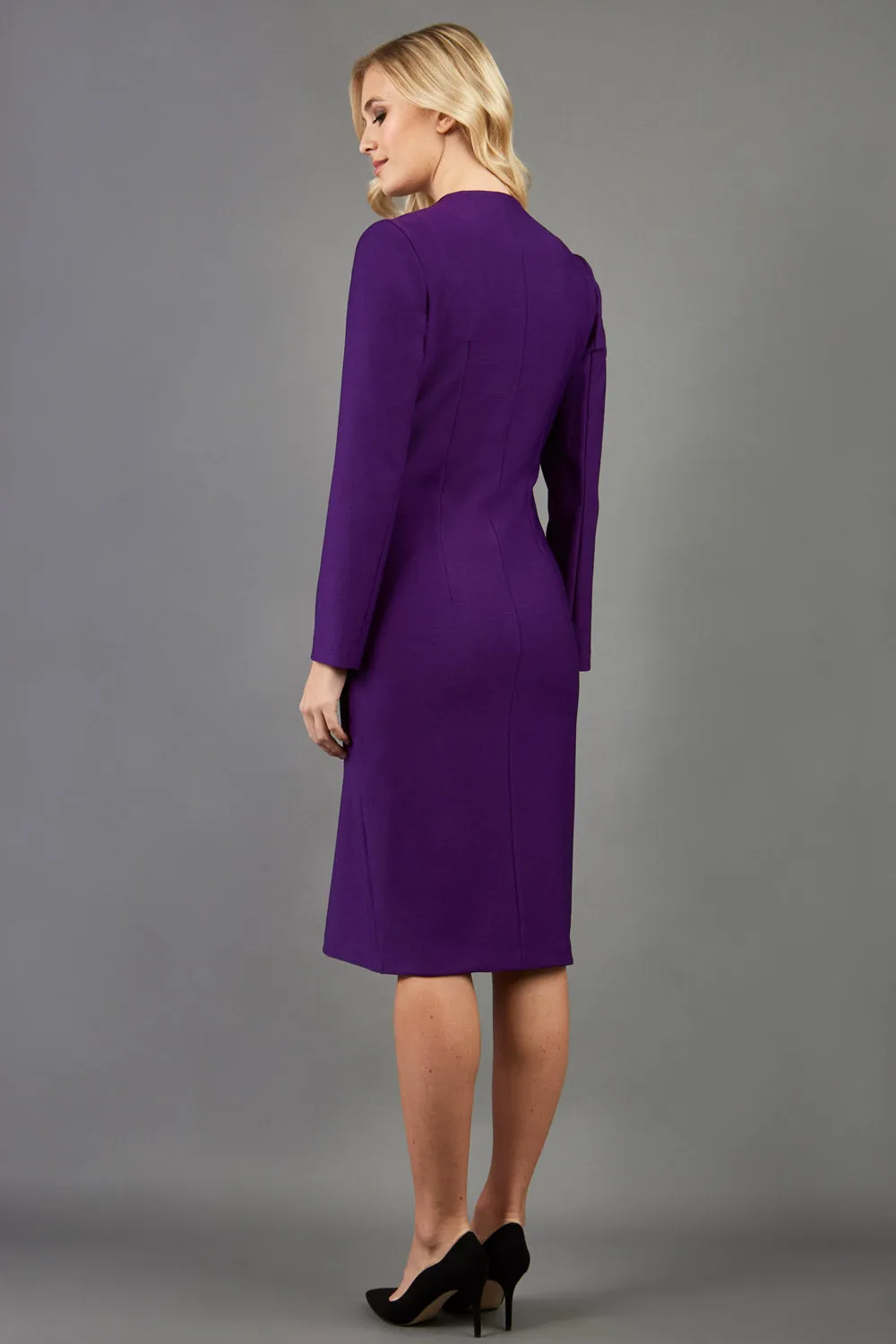 Seed Silverstone Long Sleeve Coat Dress