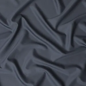 Stone blue Plain Premium pure Italian Super 150's Australian merino wool suiting fabric-D16476