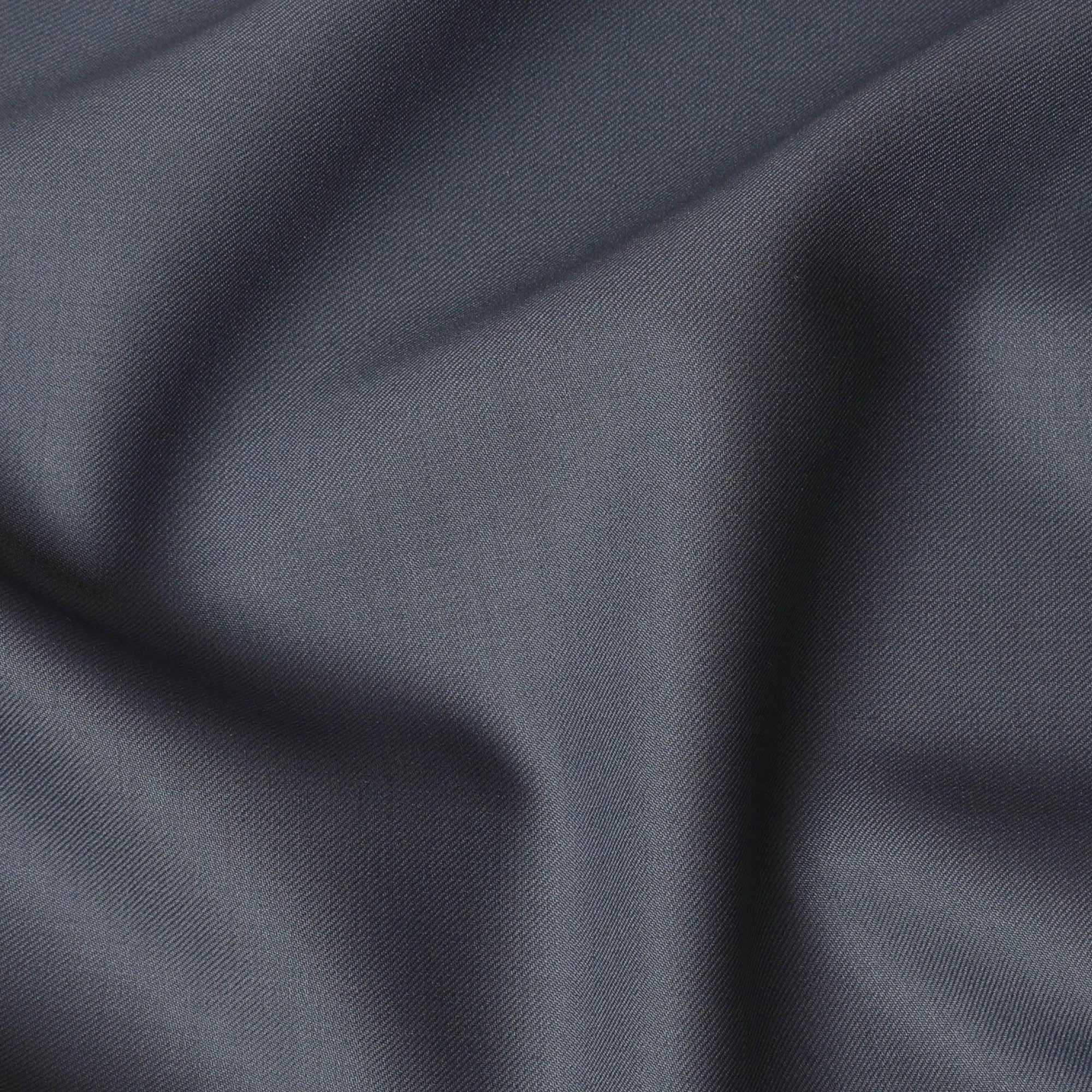 Stone blue Plain Premium pure Italian Super 150's Australian merino wool suiting fabric-D16476