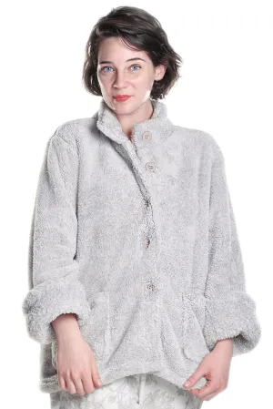 Taupe Fleece Bed Jacket